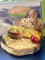 Colomba pesca candita, camomilla e burronocciola<br>750 gr