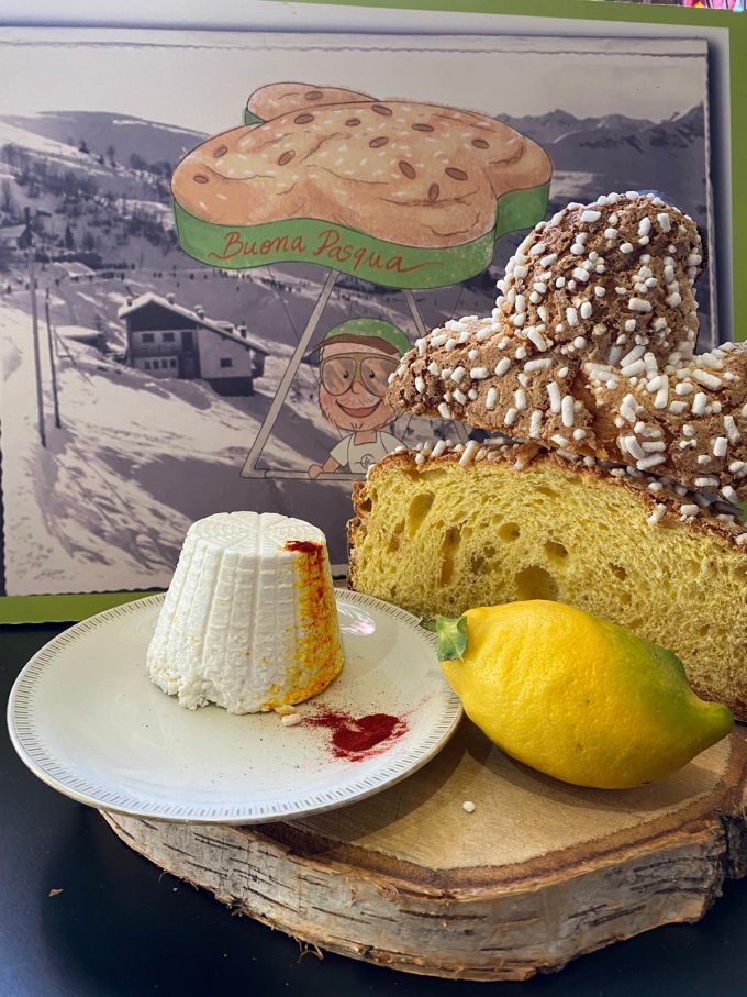 Colomba zafferano,ricotta e limonei<br>750 gr